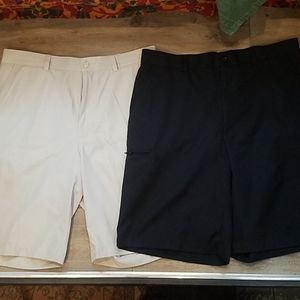 2 Grand Slam Golf flat front shorts